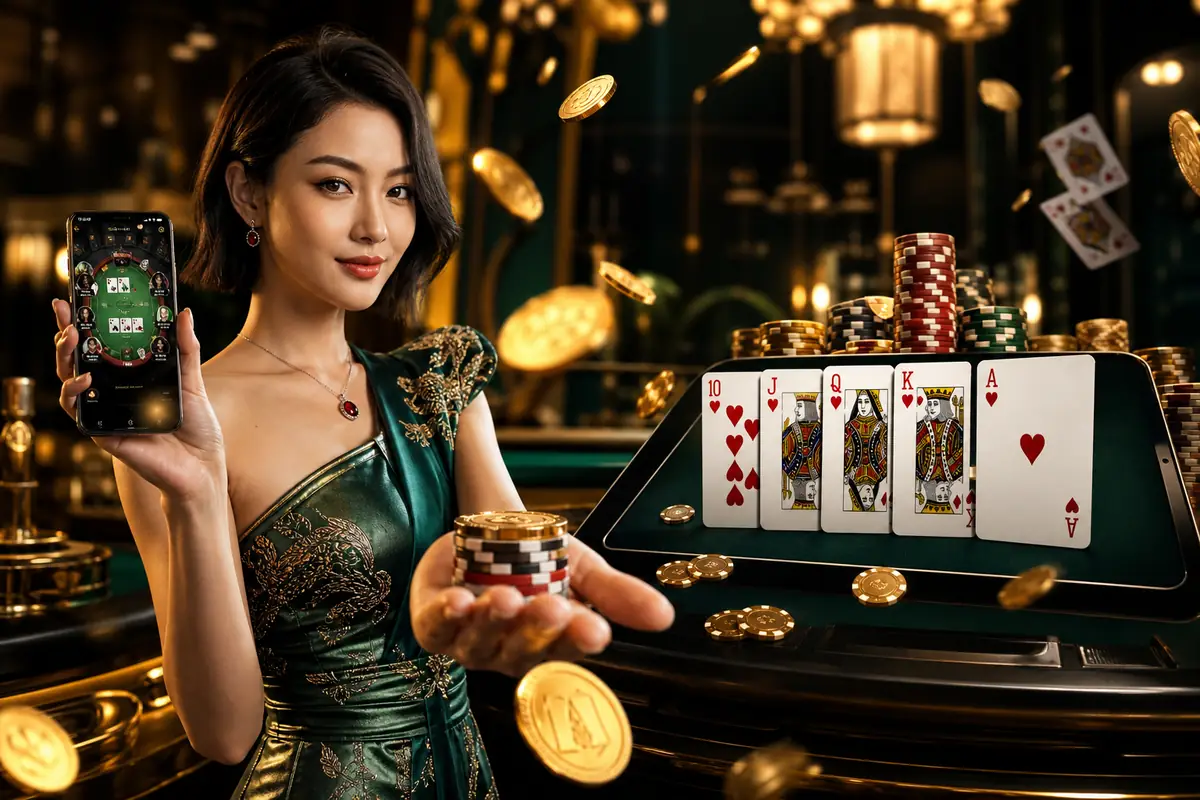 huat88 Casino suasana meja permainan live